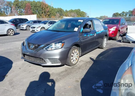 2016 Nissan Sentra Sv из США, поврежденный, VIN 3N1AB7AP5GL677404